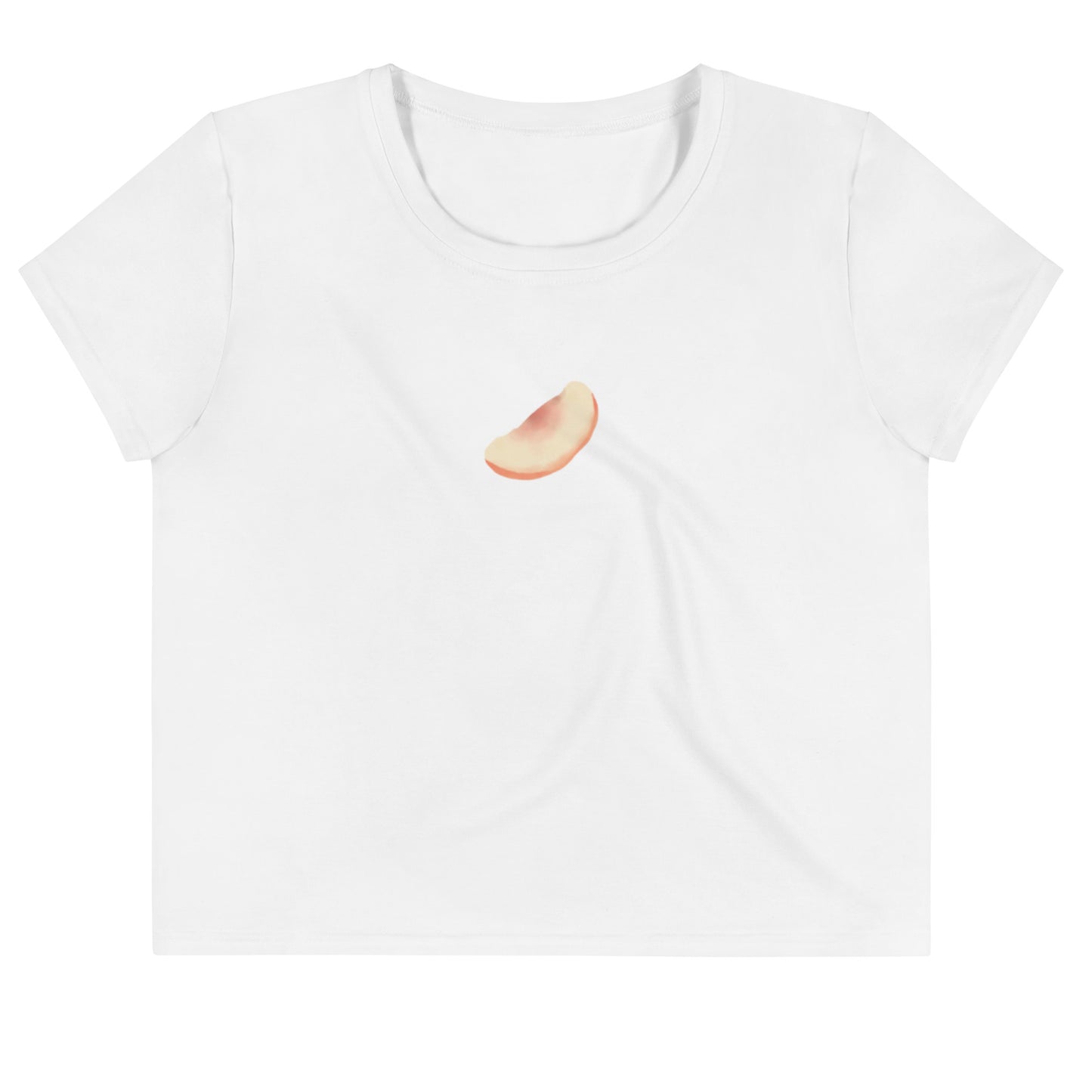 I Love Peaches Crop Tee